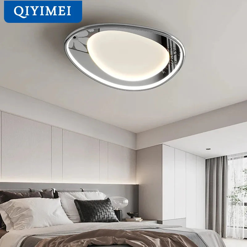 Designer Chandelier – Modern Minimalist Dimmable LED for Living Room, Kitchen Island, Dining Room | Celeste Arc by Evenlyr