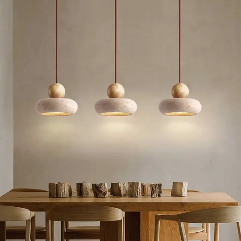Aster Lattice Wood Pendant Light – Vintage – product detail 4