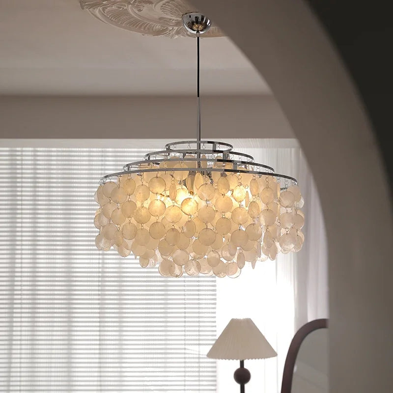 Fiore Arc Sculptural Metal Pendant Light – French Metal Sculptural Pendant Lights for Restaurant