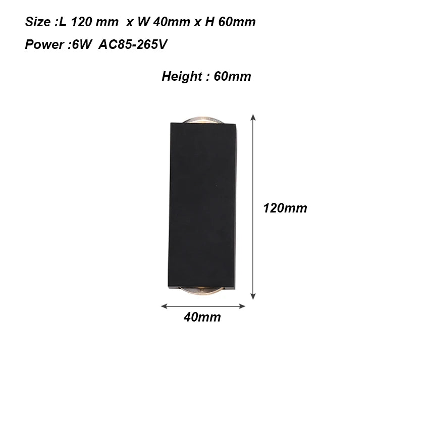 Kensley Long-Strip Outdoor Wall Light for Porch – IP65