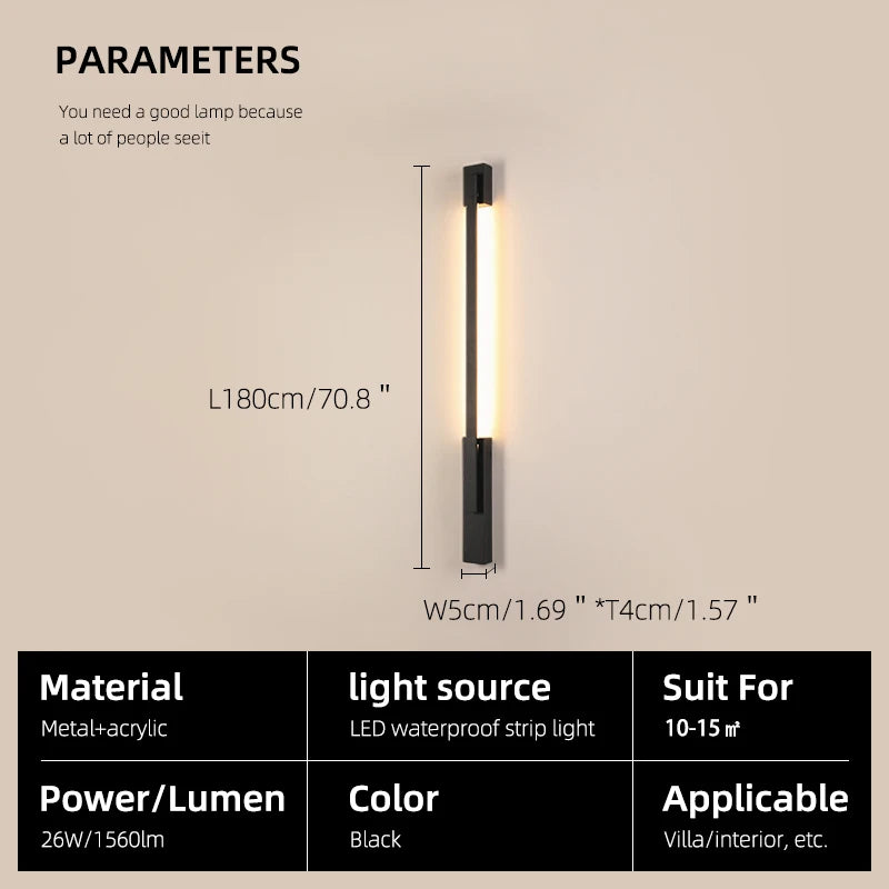 Doria IP65 Outdoor Wall Light for Exterior Wall – App Control
