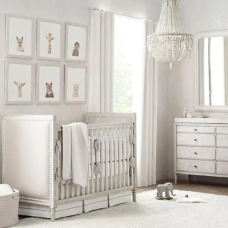 Siena Vintage Wood Chandelier for Bedroom – Farmhouse