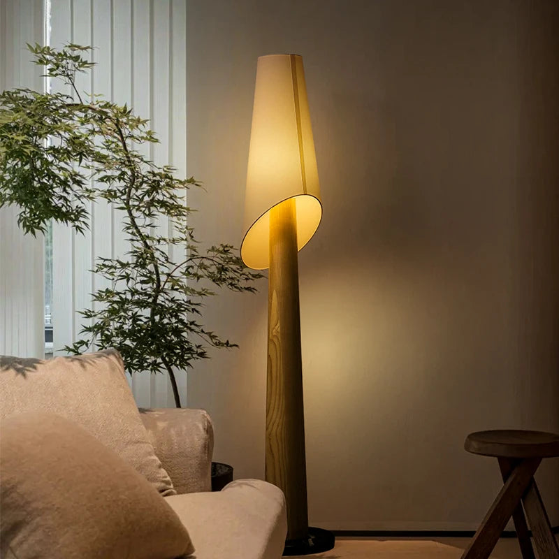 Phaedra Halo Fabric Floor Lamp – product view 2