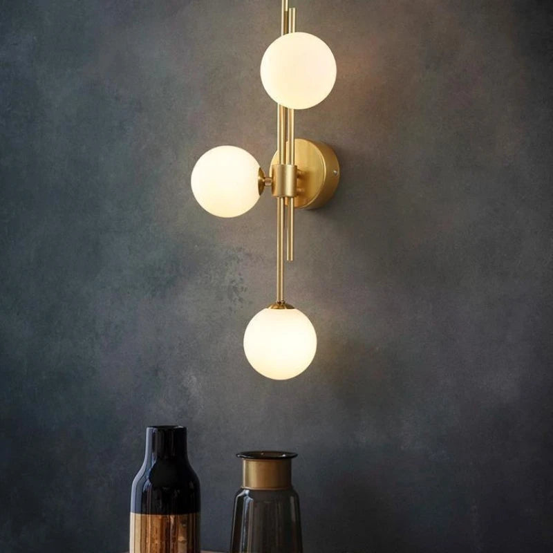 Fiore Contour Glass Wall Sconce – product view 4