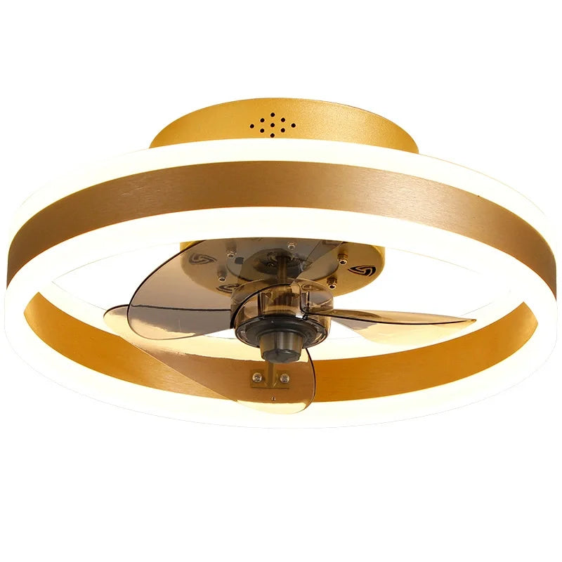 Elara 50cm Ceiling Fan with Light for Low-Ceiling Bedroom – Remote Control – detail view 4
