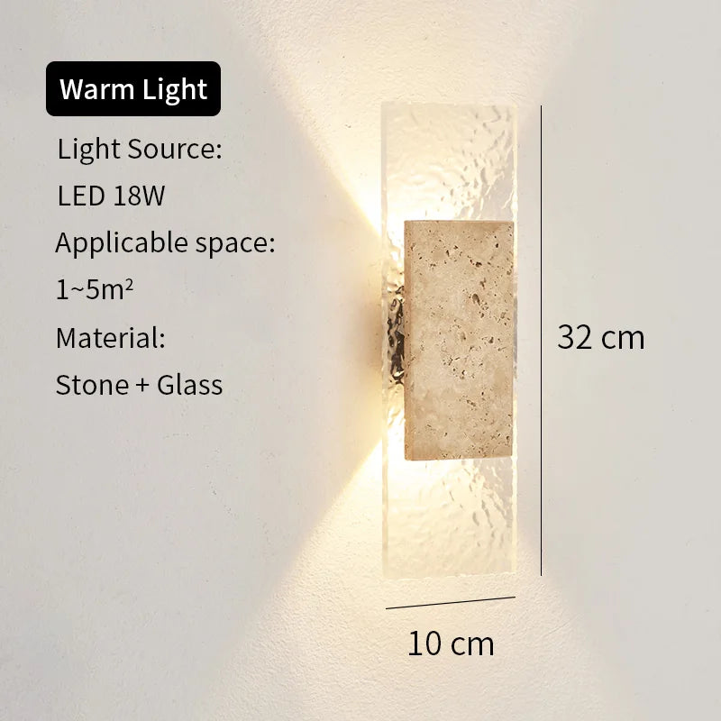 Elara 18W Linear Outdoor Wall Light for Exterior Wall – Stone
