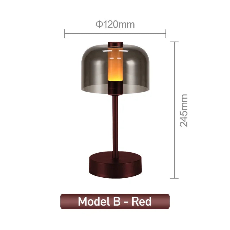 Oriana Arc Rechargeable Aluminum Desk Lamp – product view 9
