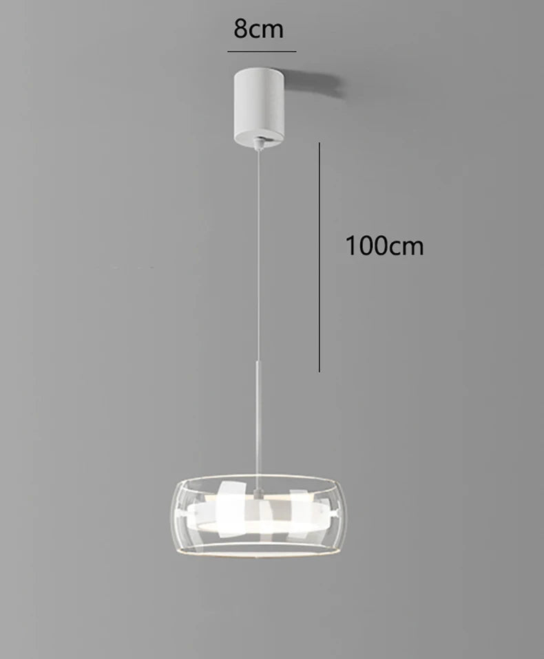 Vita Crescent Glass Chandelier – Remote Control – product detail 13