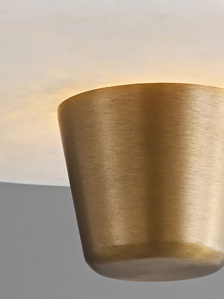 Zorin Halo Alabaster Pendant Light – product view 6