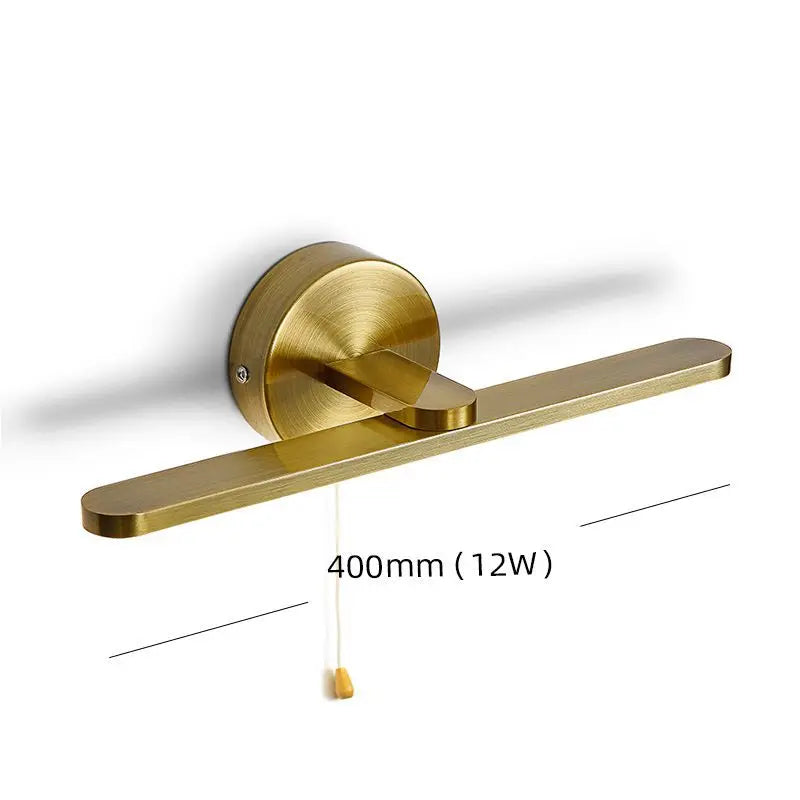 Metal LED Bathroom Vanity & Mirror Light – Modern for Bathroom | Selene Veil by Evenlyr