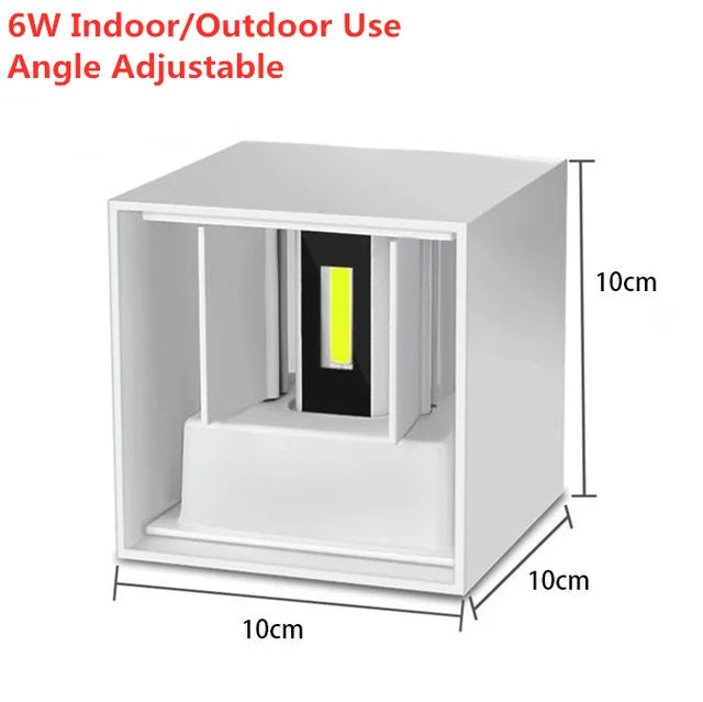 Merano 12W Adjustable-Beam Outdoor Wall Light – IP65 – detail view 9