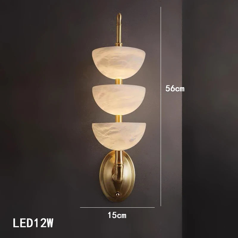 Modern Marble Wall Sconce – detail view 11