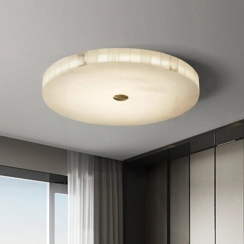 Aveline Contour Sculptural Alabaster Wall Sconce – product view 5