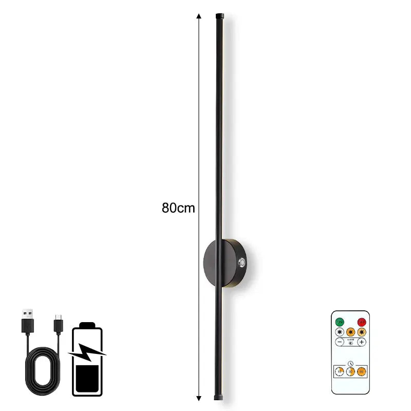 Metal Wall Sconce – Modern Minimalist Cordless Rechargeable for Bedroom, Dining Room, Hallway | Elowen Petal by Evenlyr