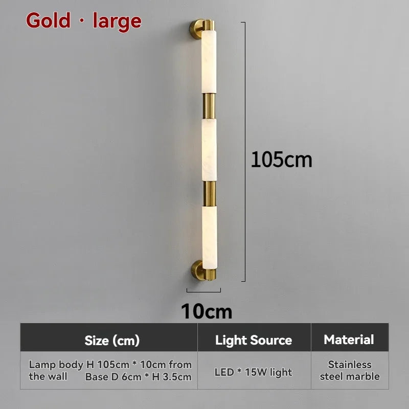 Evania Halo Marble Wall Sconce – product view 11