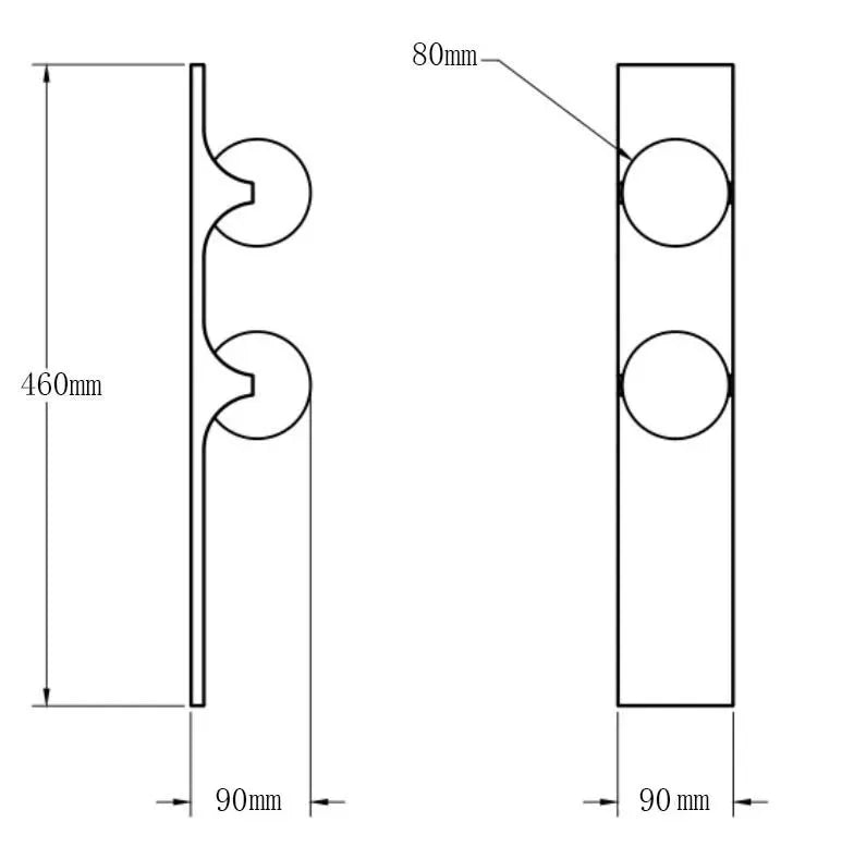 Glass Linear Wall Sconce – Wabi-Sabi Vintage Linear for Hallway & Entryway | Nerina Glow by Evenlyr