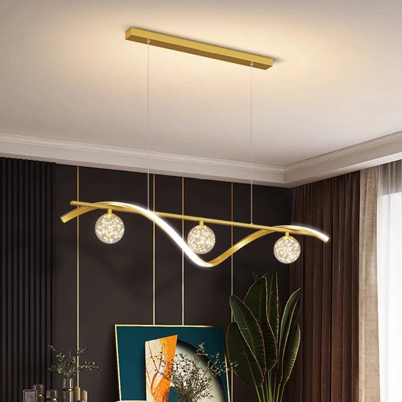 Palermo Dimmable Minimalist LED Pendant Light for Kitchen Island