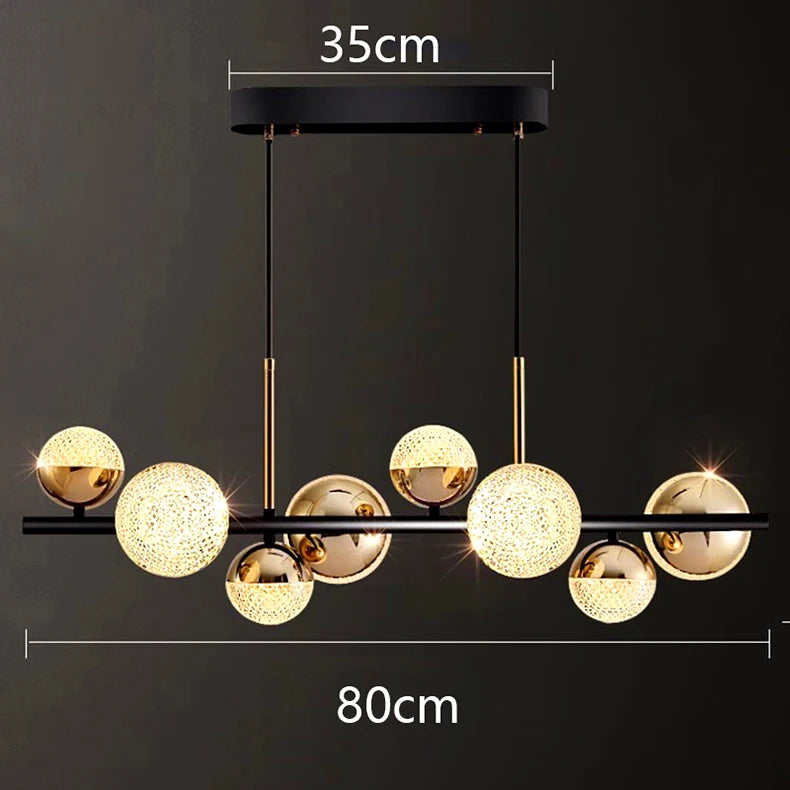 Lune Crown Iron Chandelier – Remote Control – product detail 8