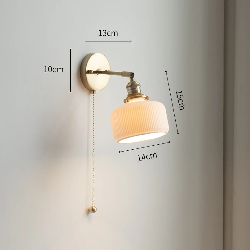 Ulric Veil Ceramic Wall Sconce – product view 3