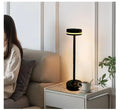 Metal Table Lamp – Modern Minimalist Cordless Rechargeable for Bedside, Restaurant Table, Desk & Office | Jessamine Petal by Evenlyr
