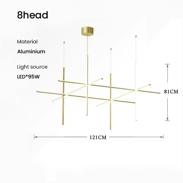 Caspian Arc Sculptural Aluminum Pendant Light – product view 15