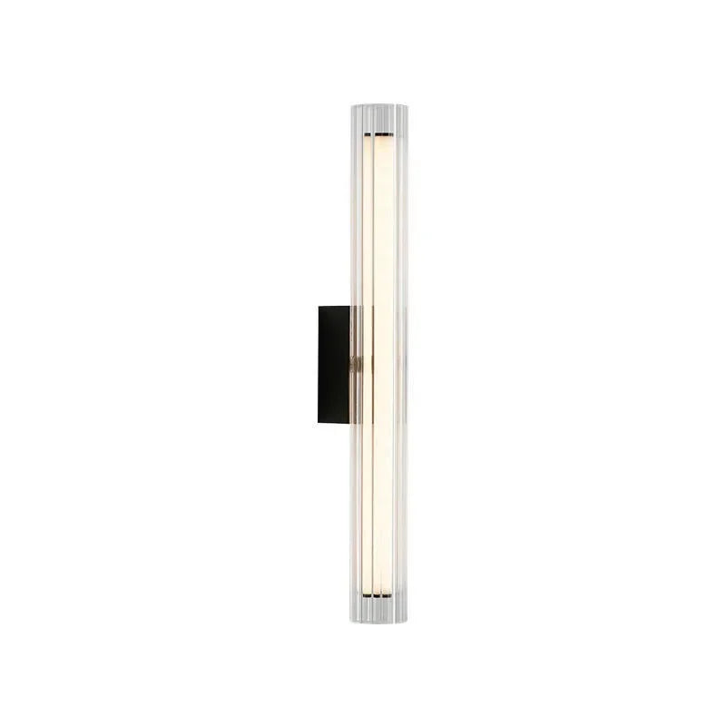 Glass Linear Wall Sconce – Nordic Minimalist Linear for Bedroom & Bedside, Living Room, Hotel & Hospitality | Nerina Contour by Evenlyr