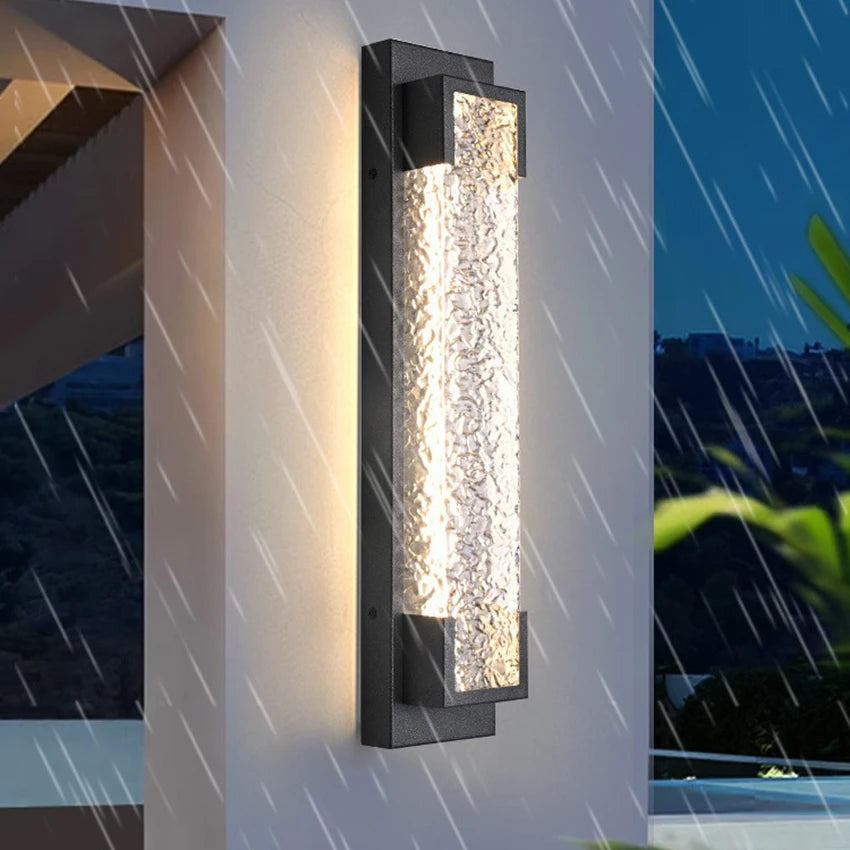 Palermo Stainless Steel Linear Outdoor Wall Light for Exterior Wall – detail view 2
