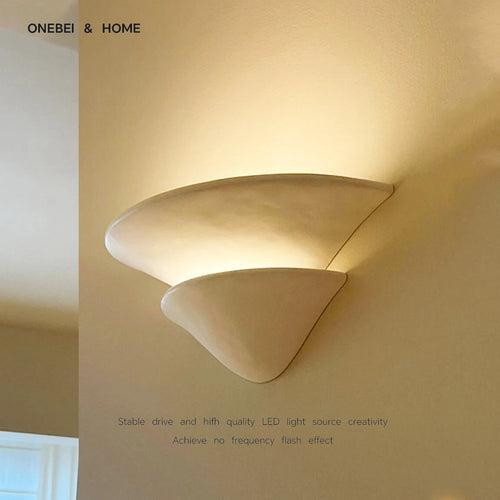 Belluno French Gypsum Wall Sconce for Corridor – Wabi-Sabi – product view