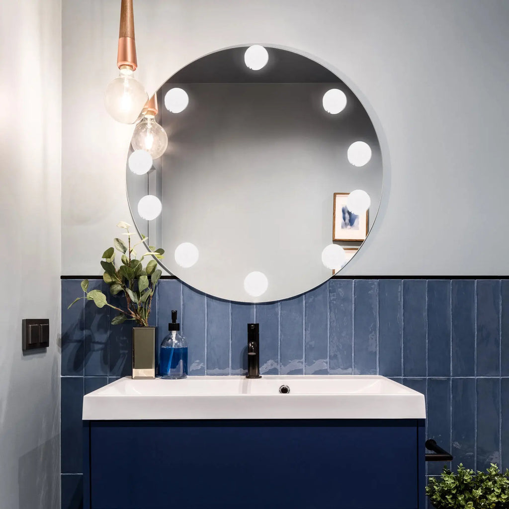 Designer LED Bathroom Vanity & Mirror Light – Modern Adjustable LED for Bathroom, Bedroom & Bedside | Aurelle Arc by Evenlyr