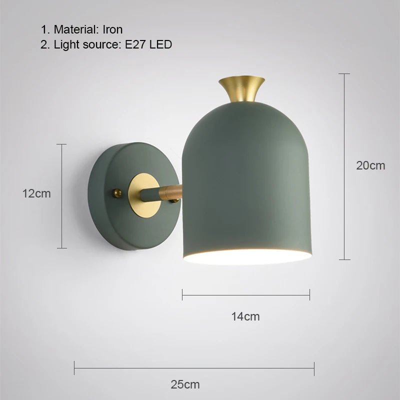 Damaris Arc Metal Wall Sconce – product view 13