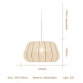 Fabric Chandelier – Wabi-Sabi Vintage for Bedroom & Bedside, Living Room, Dining Room & Kitchen | Elowen Halo by Evenlyr