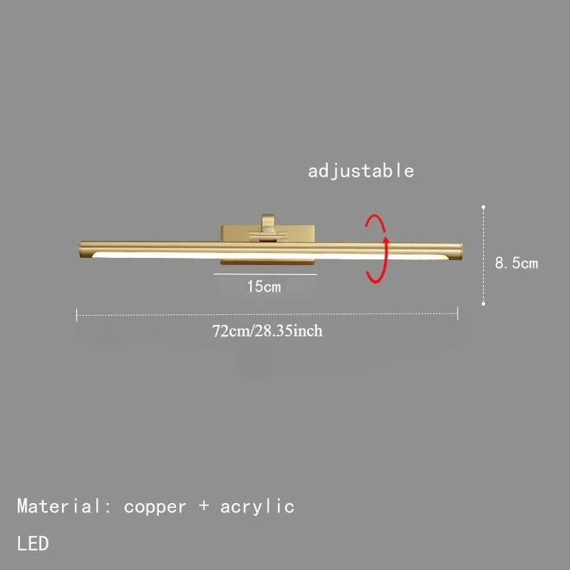 Valenne Veil Adjustable Brass Wall Sconce – product view 6
