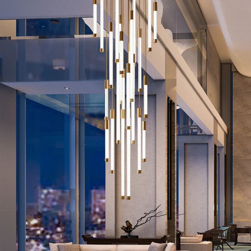 Metal Chandelier – Modern LED for Living Room, Restaurant & Café | Noemi Dome by Evenlyr