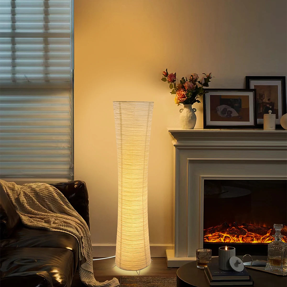 Ayla Orbit Paper Floor Lamp – Adjustable – product detail 3