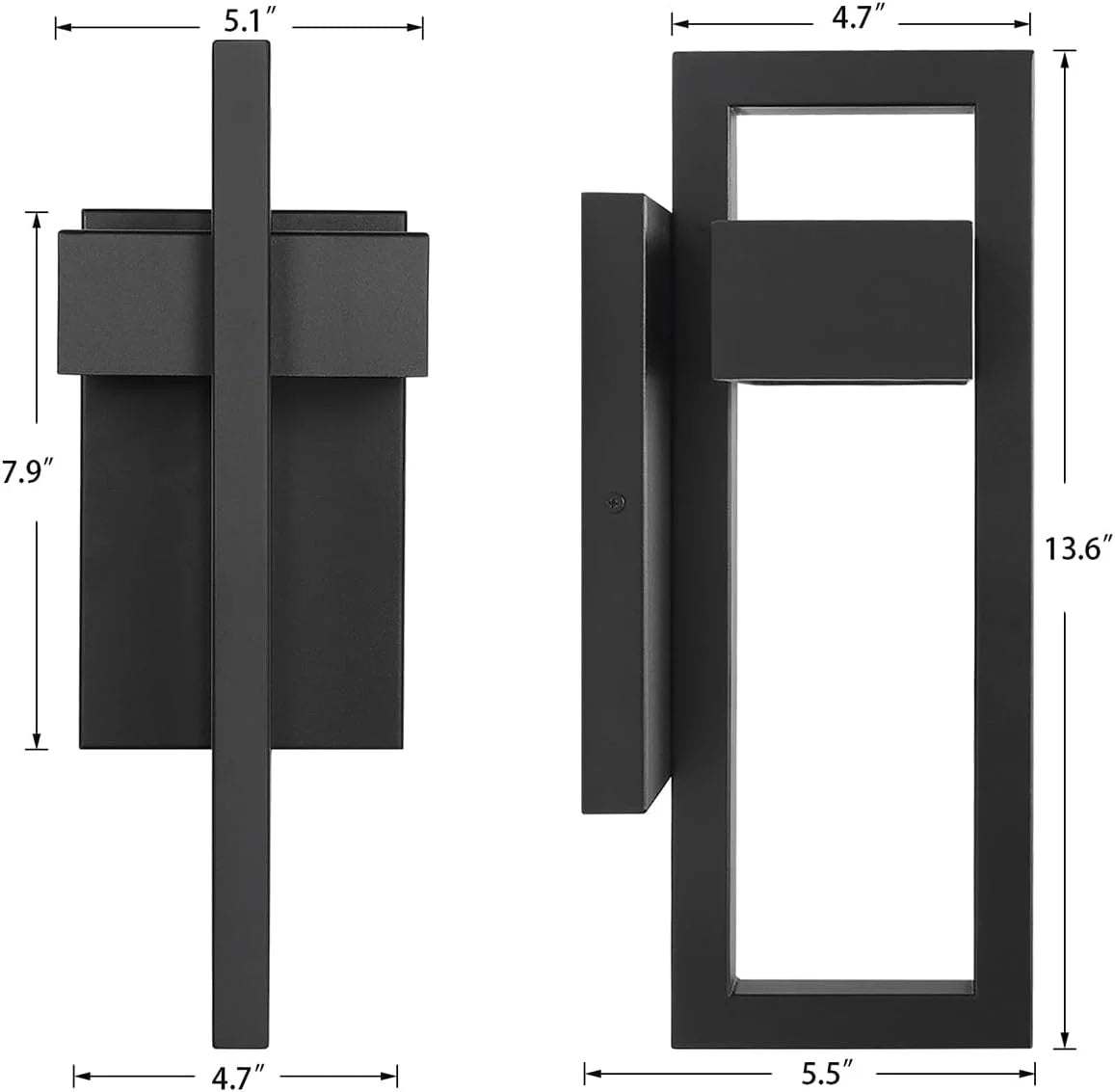Elara 12W Vintage Outdoor Wall Light for Courtyard – IP65 – detail view 5