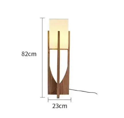 Arden Arc Bamboo and Wood Floor Lamp – Nordic – product detail 8
