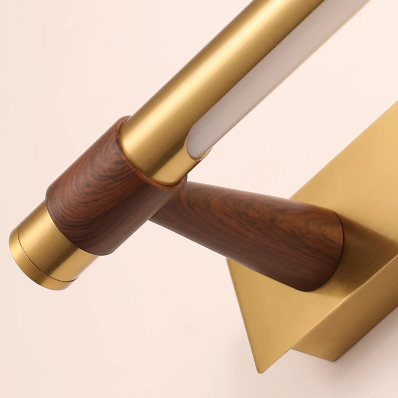 Copper Linear Wall Sconce – Modern LED Linear for Bathroom | Oriana Orbit by Evenlyr