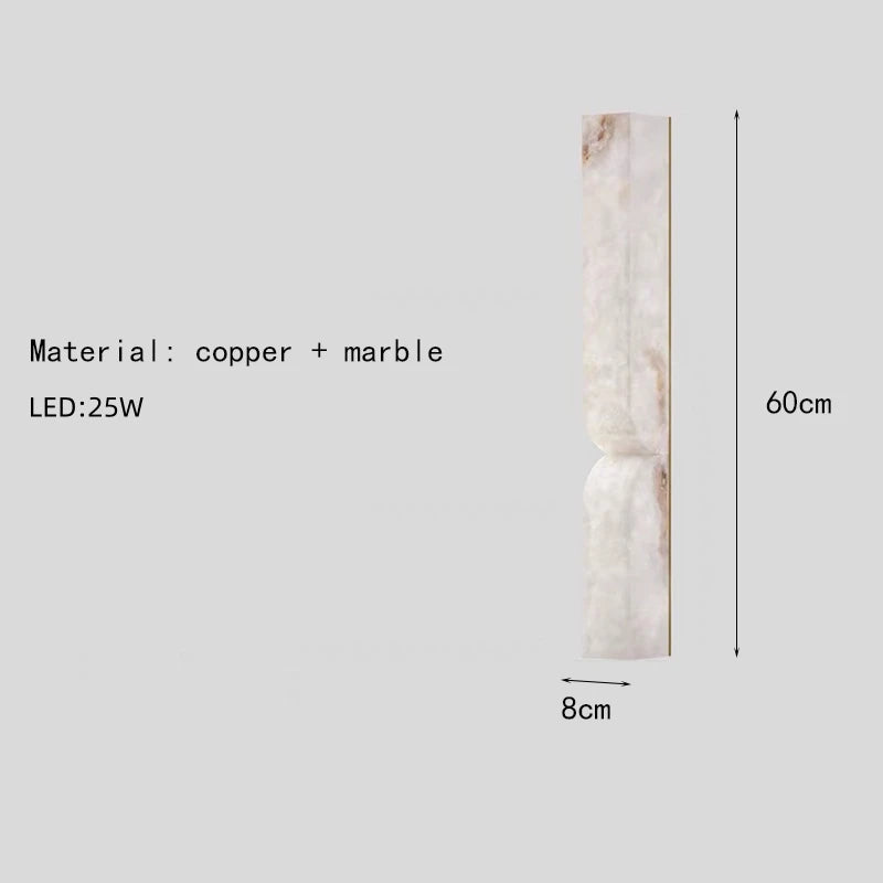 Helian Veil Alabaster Wall Sconce – product view 8