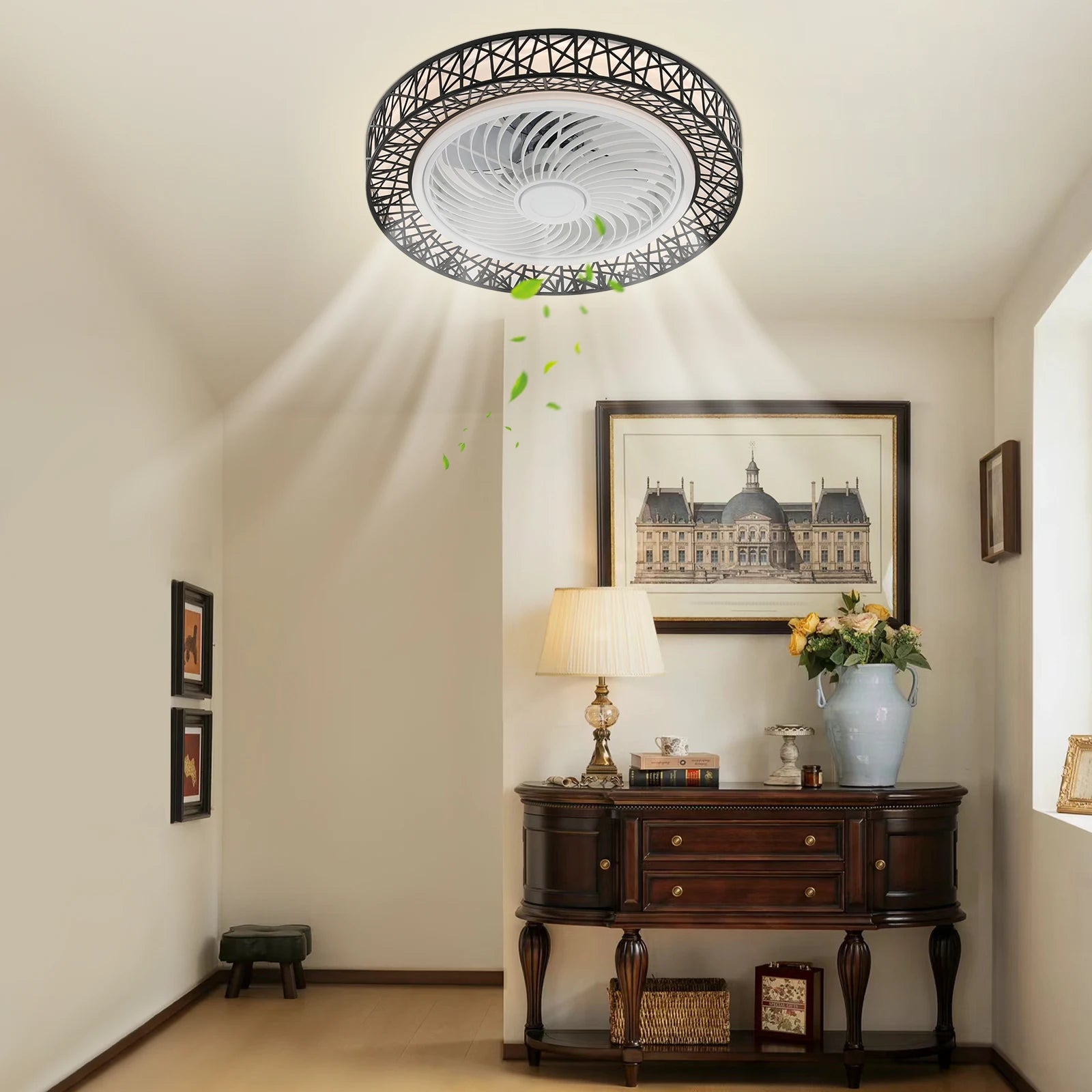Liora 48W 6-Speed Ceiling Fan Light – 3-Color Remote