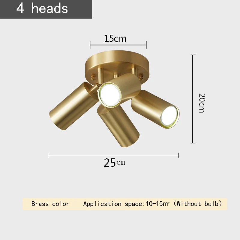 Brass Flush Mount Ceiling Light – Nordic Modern for Bedroom & Bedside, Hallway & Entryway, Living Room | Seren Arc by Evenlyr