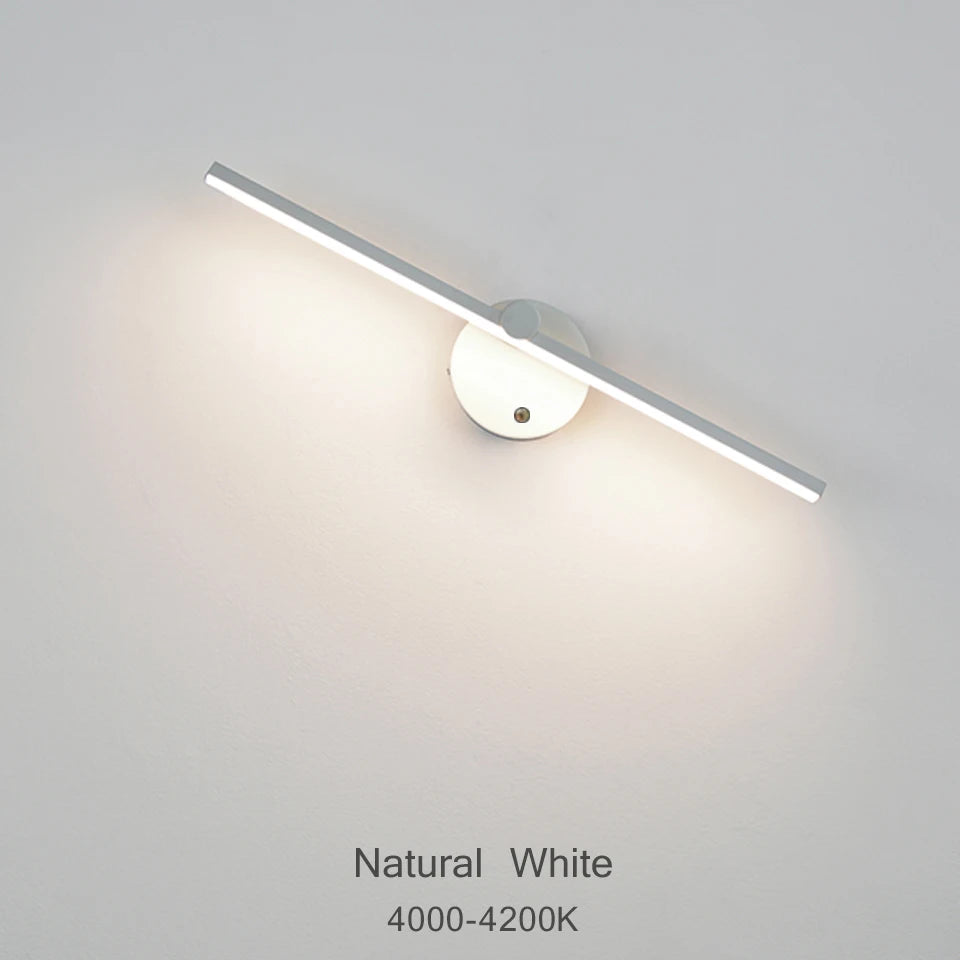 Metal Wall Sconce – Modern Minimalist Dimmable LED for Bedroom, Living Room, Dining Room | Liora Cascade by Evenlyr