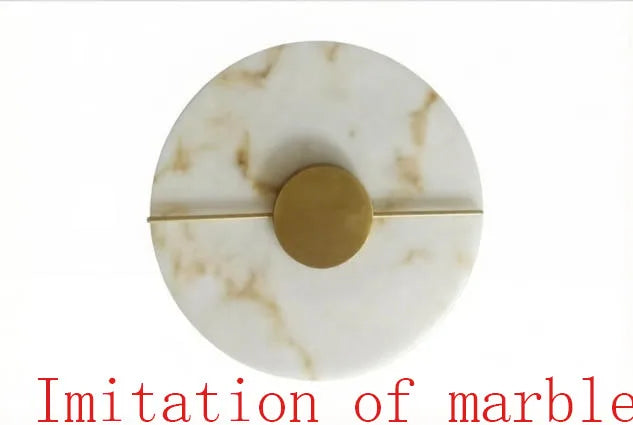 Doria Natural Marble and Copper Wall Sconce for Bedroom – Luxury – detail view 6