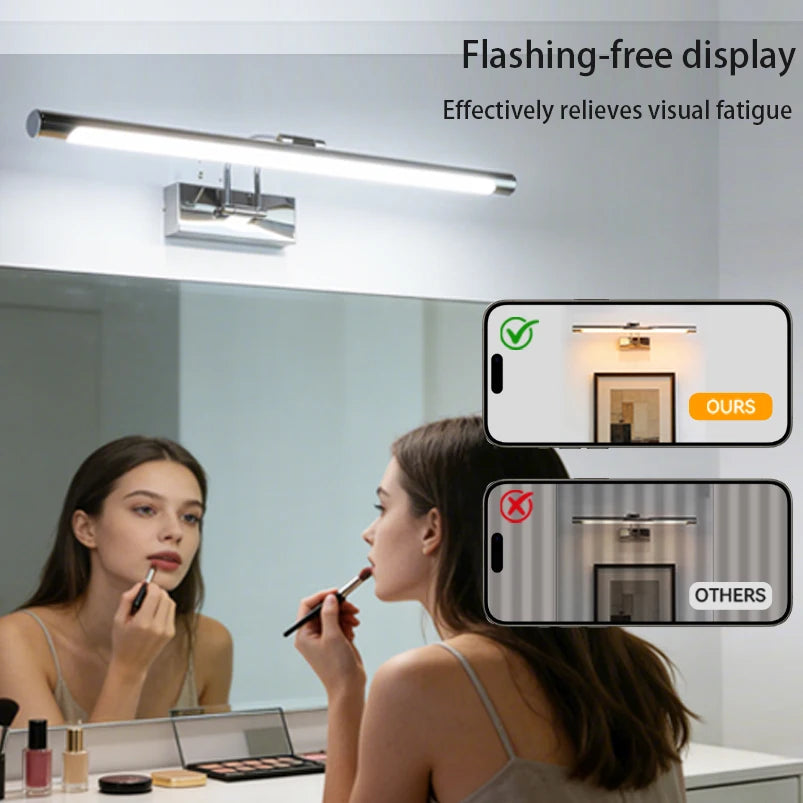 Aurelia Tricolor Memory LED Vanity Mirror Light – product view