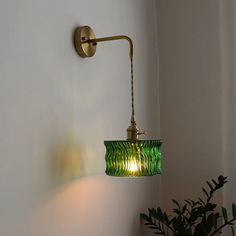 Vintage Copper Plug-In Vanity Light – detail view 2