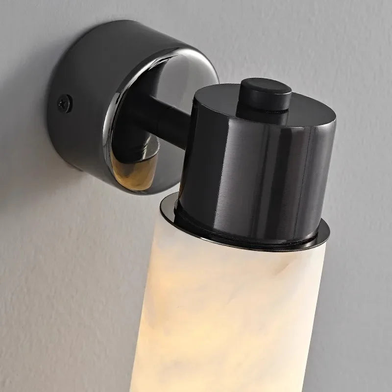 Evania Halo Marble Wall Sconce – product view 6