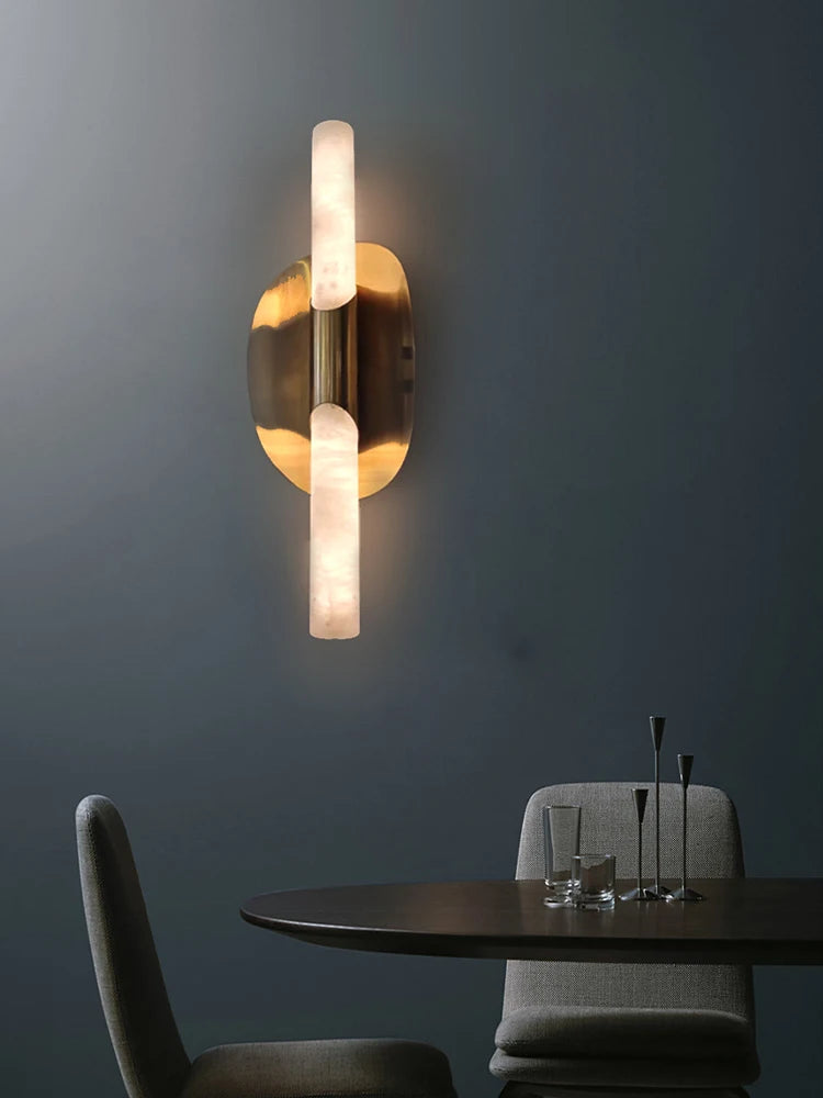 Modern Marble Wall Sconce – detail view 5