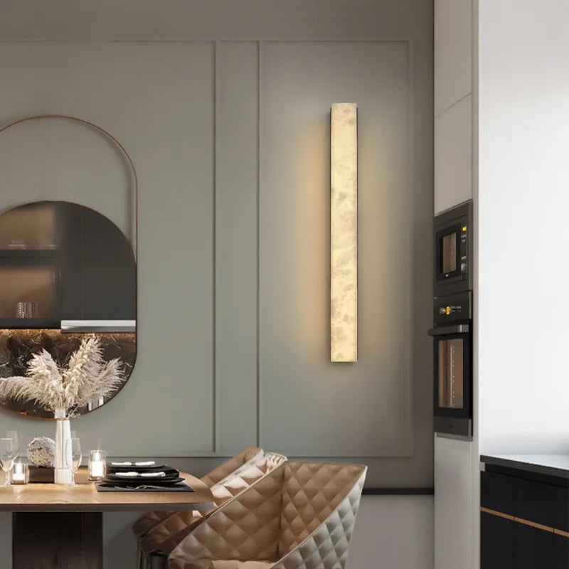 Junia Contour Marble Wall Sconce – product view 4