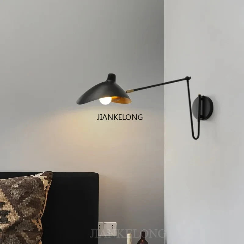 Metal Linear Wall Sconce – Industrial LED Linear for Bedroom & Bedside, Hotel & Hospitality | Aveline Halo by Evenlyr