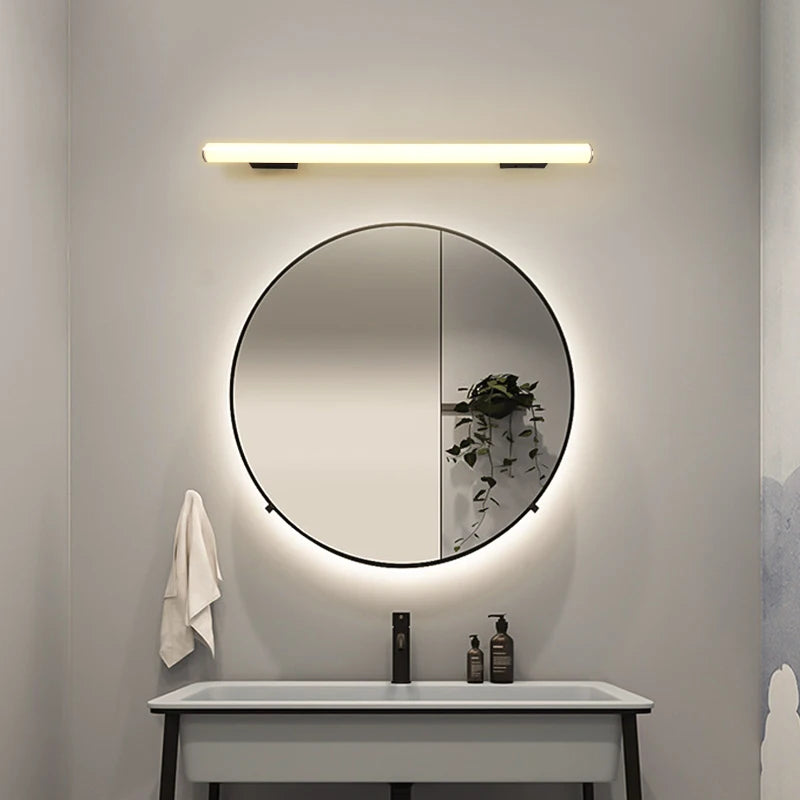 Alaric Halo Linear Aluminum Wall Sconce – product view 4