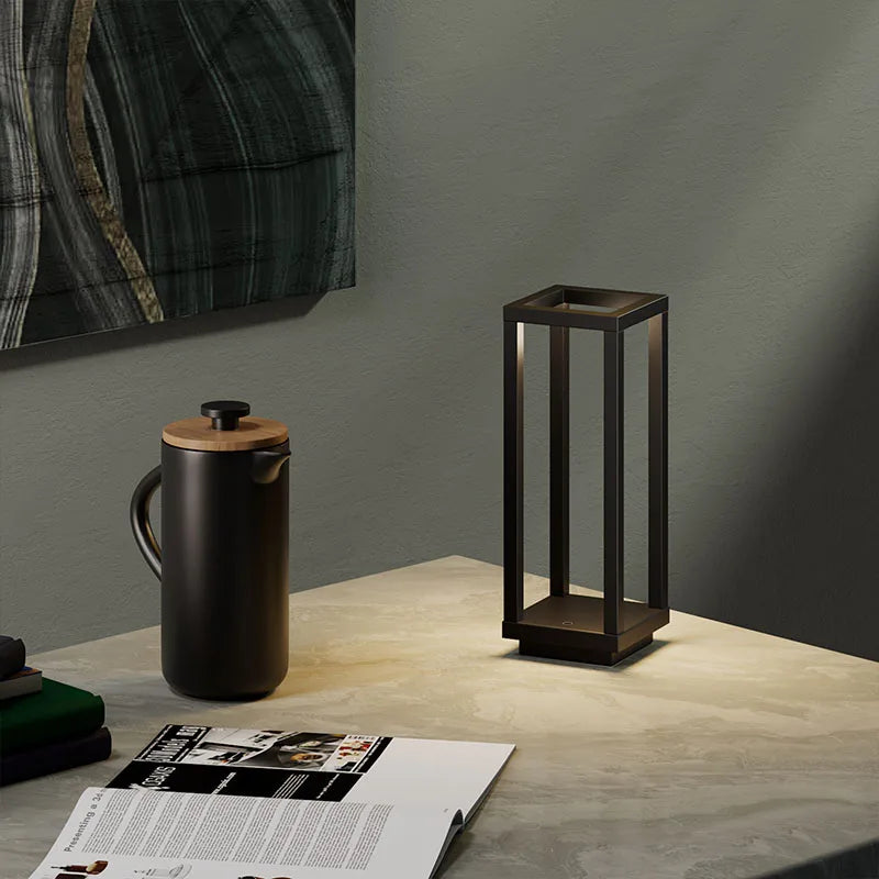 Phaedra Arc Rechargeable Metal Desk Lamp – product view 2